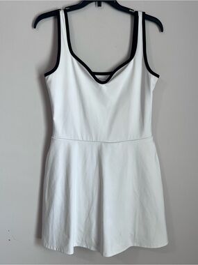 Reformation Athletic Tennis Dress Skort Ecomove Size Large Casual White Mini